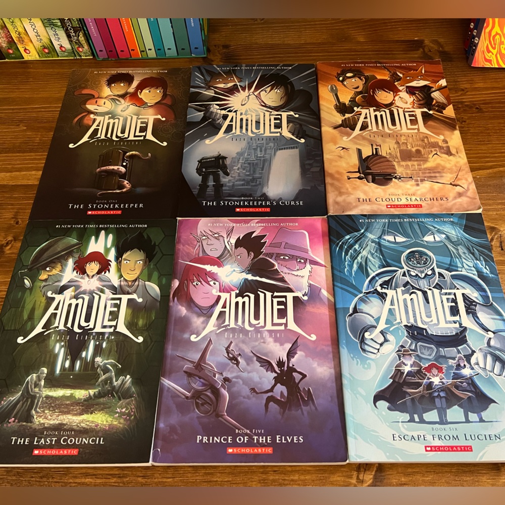 Amulet Graphic Novels 1-6 set